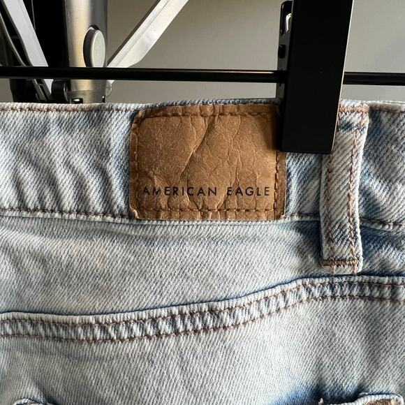 American Eagle Highest Rise Baggy Straight Size 0 Regular - Picture 7 of 9
